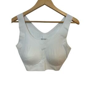 Bali Comfort Revolution EasyLite Wireless Bra White Women's XL DF3491